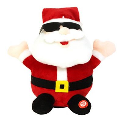 Tomte med Snurrande Ljus