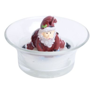 Tomte Värmeljus i Ljushållare