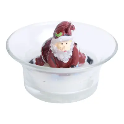 Tomte Värmeljus i Ljushållare