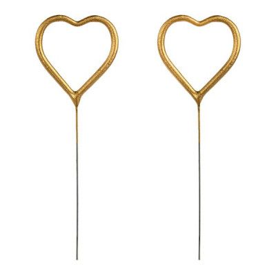 Tomtebloss Hjärtformade Guld - 2-pack