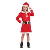 Tomteklänning Barn Maskeraddräkt - Small