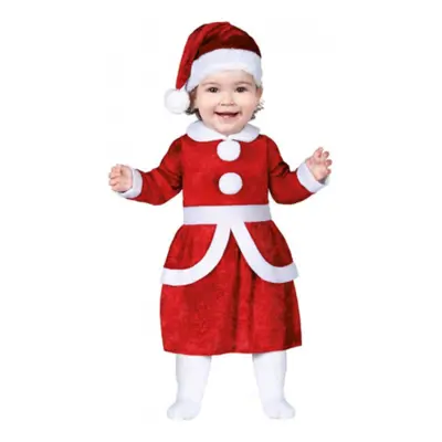 Tomteklänning Bebis Maskeraddräkt - 12-18 månader