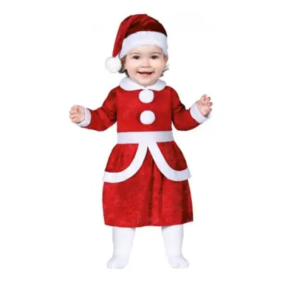Tomteklänning Bebis Maskeraddräkt - 12-24 månader
