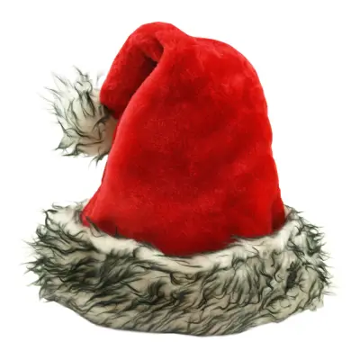 Tomteluva med Grått och Vitt Fluff