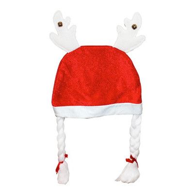 Tomtemössa med Bjällror och Flätor - One size