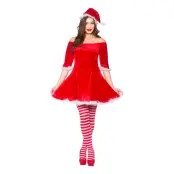 Tomtemors Klänning Maskeraddräkt - Small