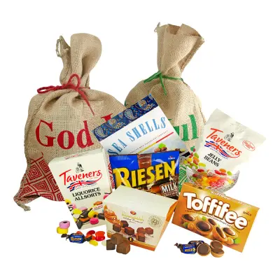 Tomtesäck med Godis