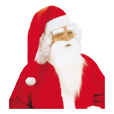 Tomteskägg med Mustasch och Ögonbryn