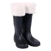 Tomtestövlar Svarta med Päls - 45
