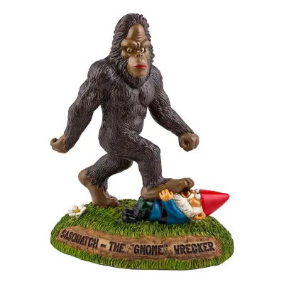 Trädgårdstomte Sasquatch Gnomewrecker