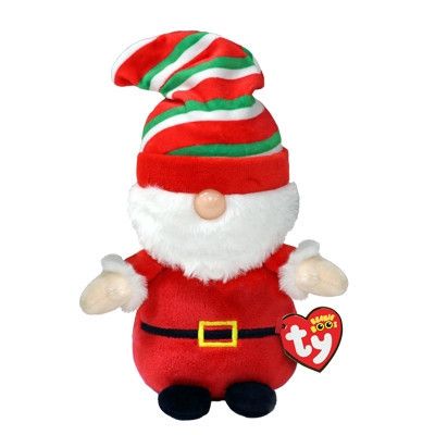 TY Beanie Boos Christmas Gnewman Röd Tomte Reg - TY -  Leksaksaffären