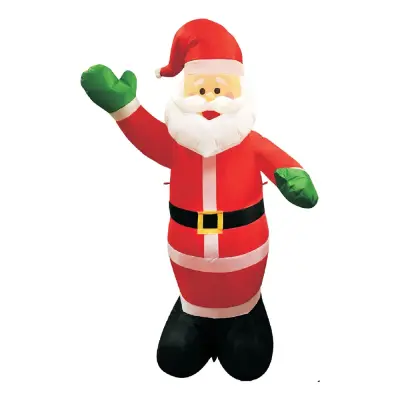 Uppblåsbar Tomte med LED