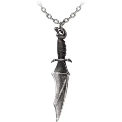 Alchemy Gothic - Gothic Halsband - Vampyre Knife Pendant - för  silverfärgad
