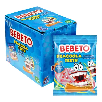 Bebeto Dracula Teeth Storpack - 12 x 80 g