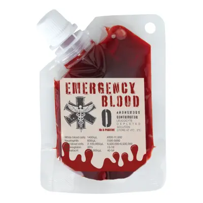 Blodpåsar med Fejkblod - 18-pack