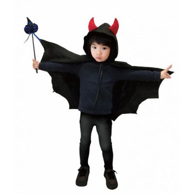 Cape Djävul för Barn - One size