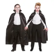 Cape med Krage Svart Barn - One size