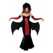 Gotisk Vampyra Maskeraddräkt - Large