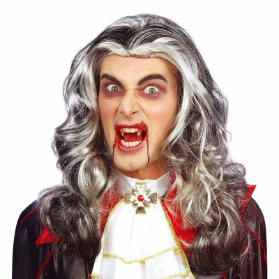 Grå Vampyrperuk - One size