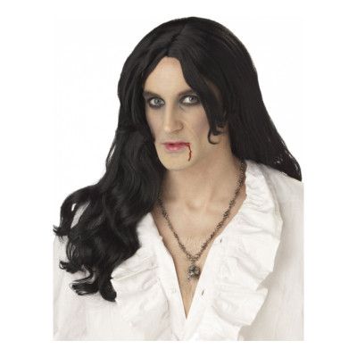 Greve Dracula Svart Peruk