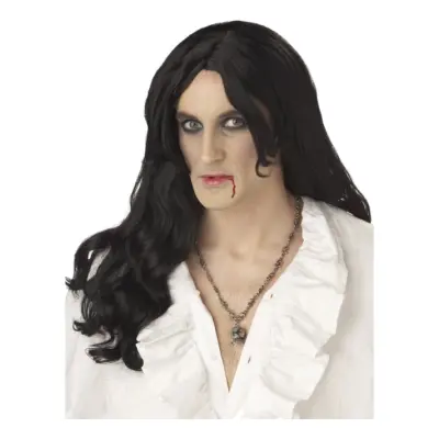 Greve Dracula Svart Peruk