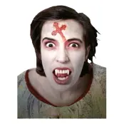 Inbränt Krucifix Protes Sminkset