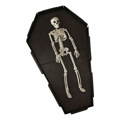 Kista med Dödskalle Serveringsfat