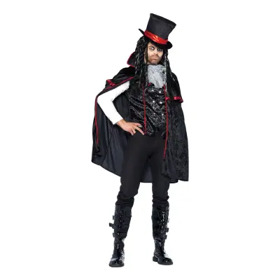 Klassisk Vampyr Deluxe Maskeraddräkt - Medium