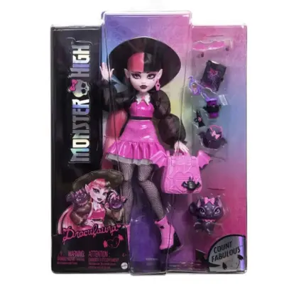 Monster High Draculaura Docka med husdjur - Monster High -  Leksaksaffären