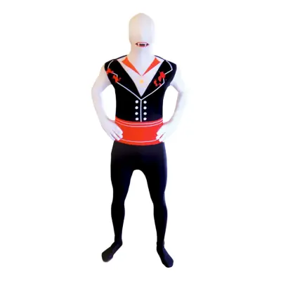 Morphsuit Vampyr Maskeraddräkt - X-Large