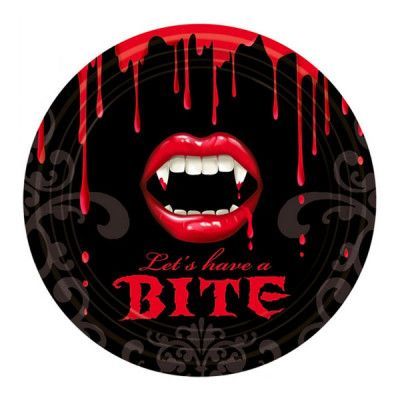 Papperstallrikar Vampyr - 8-pack