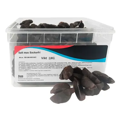 Salta Möss Sockerfri Storpack - 2 kg