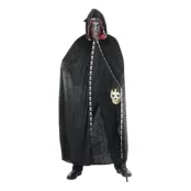 Sammetscape Svart med Dödskallar