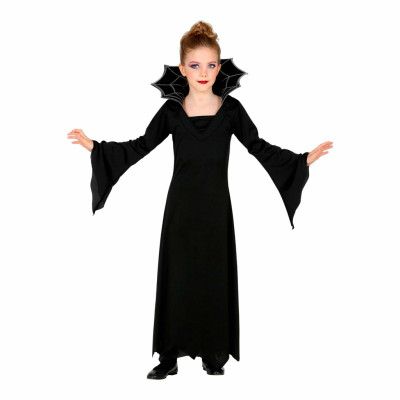 Svart Vampyra Barn Maskeraddräkt - Medium