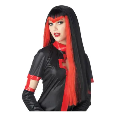 Tvåtonig Vampyra Peruk