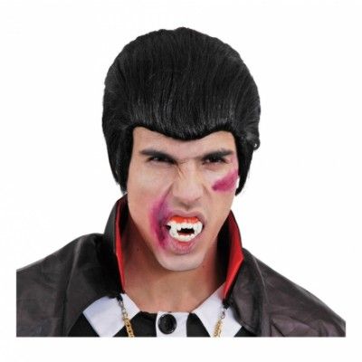 Vampyr Svart Peruk