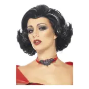 Vampyra Svart Peruk