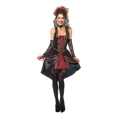 Vampyrdrottning Deluxe Maskeraddräkt - Large