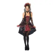 Vampyrdrottning Deluxe Maskeraddräkt - Small