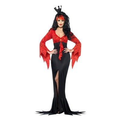 Vampyrdrottning Maskeraddräkt - Large