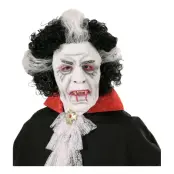 Vampyrmask med Peruk