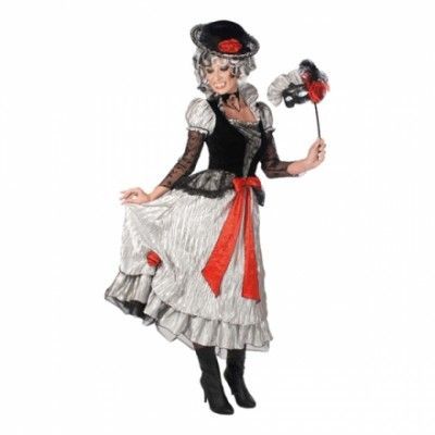 Viktoriansk Vampyra Maskeraddräkt - One size