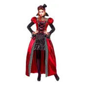 Viktoriansk Vampyra Maskeraddräkt - Medium