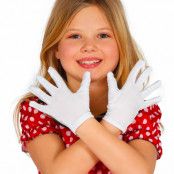 Vita handskar för Barn - One size