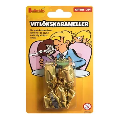 Vitlökskarameller Skämtgodis - 3-pack