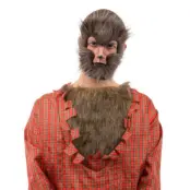 Hårig Varulv Mask - One size