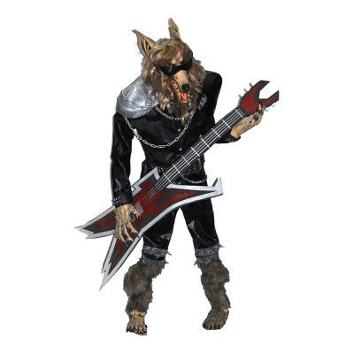 Varulv med Elgitarr Prop