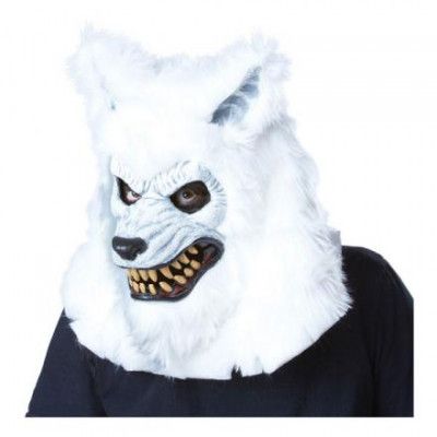 Varulv Vit Ani-Motion Mask