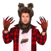 Varulvs Handskar med Klor - One size