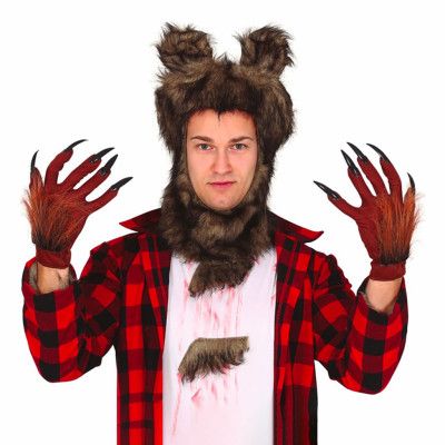 Varulvs Handskar med Klor - One size